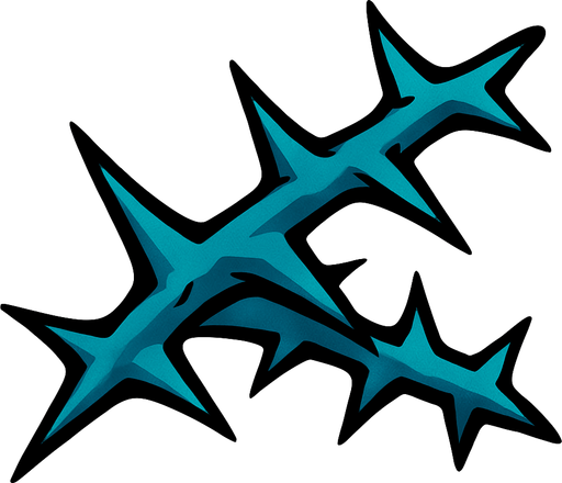 dikenler.
In-Game asset.  2d.  High contrast.  No shadows