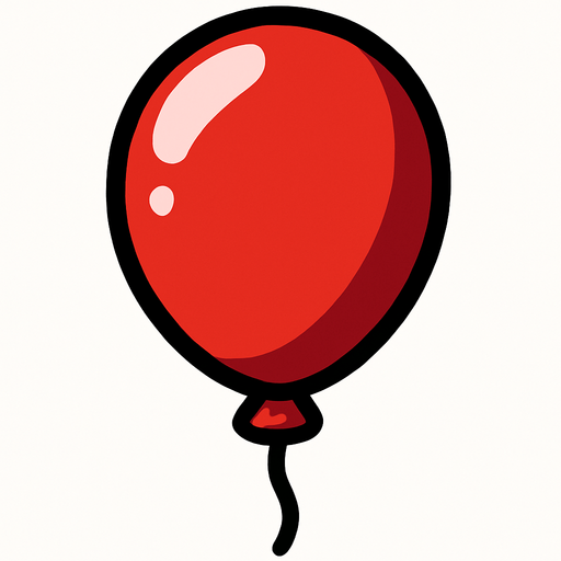 ballon.
In-Game asset.  2d.  High contrast.  No shadows