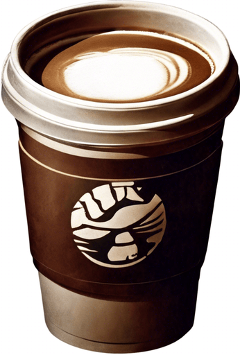 Have the coffee cup open at the top