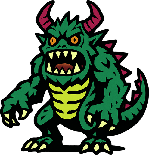 Monster.
In-Game asset.  High contrast.  No shadows