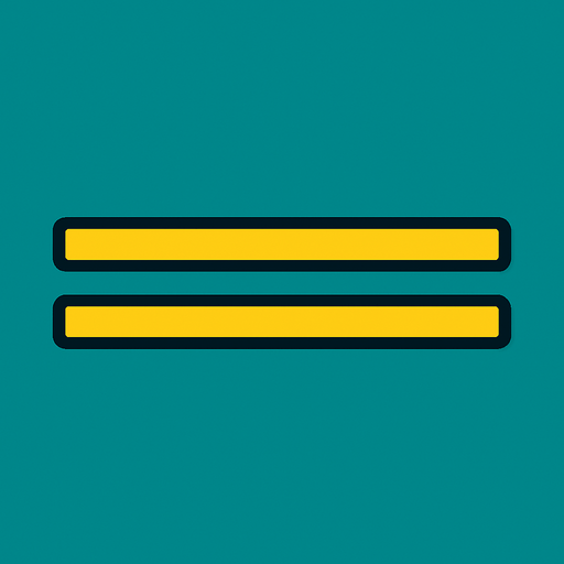 a image has two line paralel with each other in horizontal.
In-Game asset.  2d.  High contrast.  No shadows