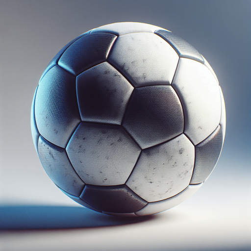 soccer ball
3d.
Single Game Texture.  In-Game asset.  2d.  Blank background.  High contrast.  No shadows