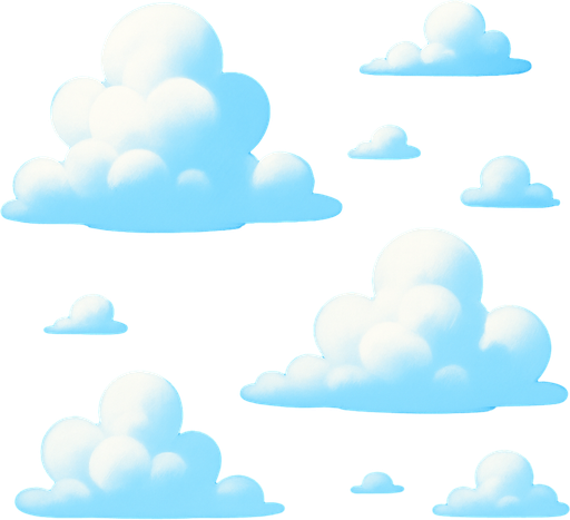 Oyun arka planı gökyüzü 3d pixar.
In-Game asset.  2d.  High contrast.  No shadows