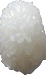 Long thin white rice
