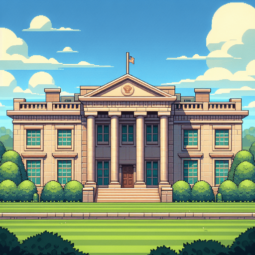 2d. cartoon. an image of the withehouse to used as background image. include grass and sky..
Single Game Texture. In-Game asset. 2d. Blank background. High contrast. No shadows.