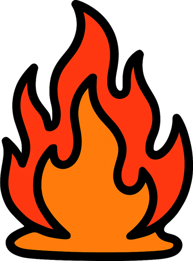 Ateş.
In-Game asset.  2d.  High contrast.  No shadows