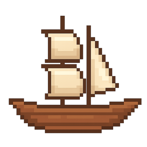 pixel ship. No background. Transparent background. Blank background. No shadows. 2d. In-Game asset. flat