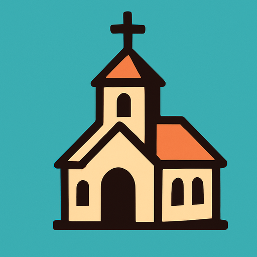 Church.
In-Game asset.  2d.  High contrast.  No shadows