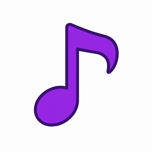 2d purple golgesiz bir nota olustur.
In-Game asset.  2d.  High contrast.  No shadows