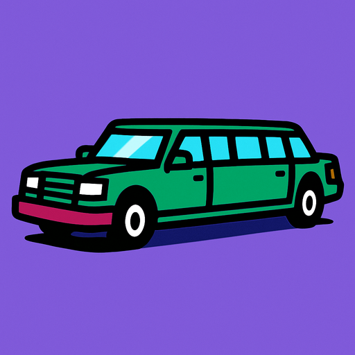 limuzin.
In-Game asset.  2d.  High contrast.  No shadows