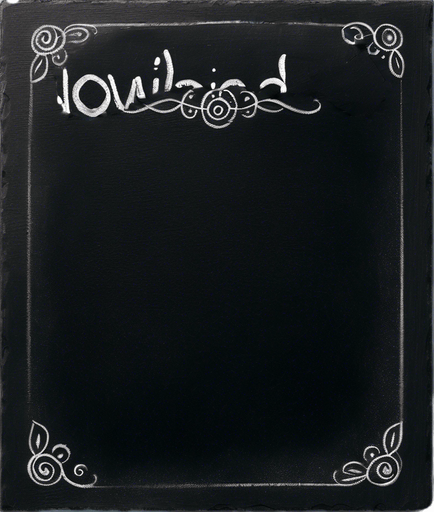 "NOVICE BLEND" handwritten in chalk