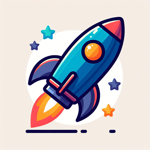 Bildiğin roket yap. Bir tane
Single Game Texture. In-Game asset. 2d. Blank background. High contrast. No shadows.