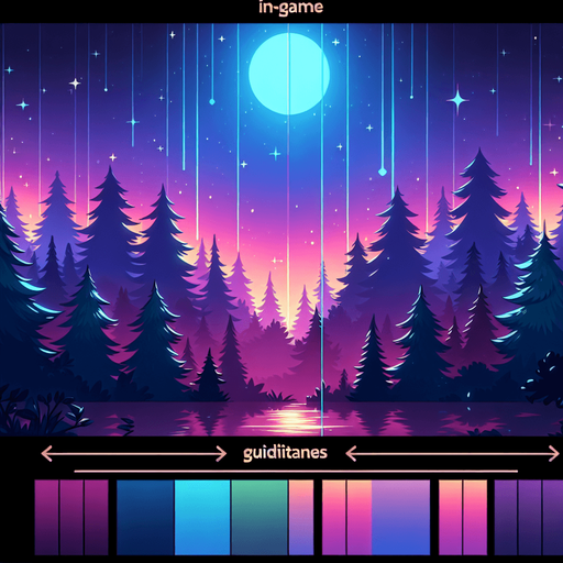 Beautiful shinny forest sky.
Single Game Texture.  In-Game asset.  2d.  Blank background.  High contrast.  No shadows