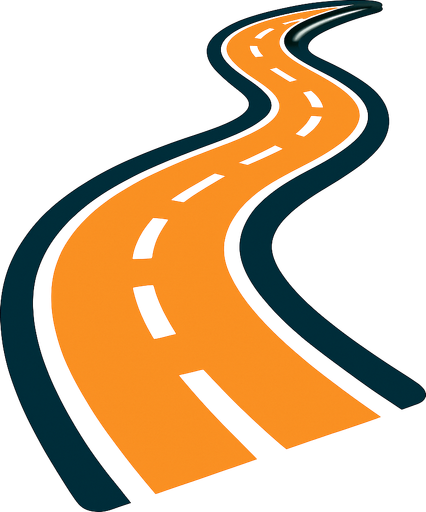 lane.
In-Game asset.  2d.  High contrast.  No shadows