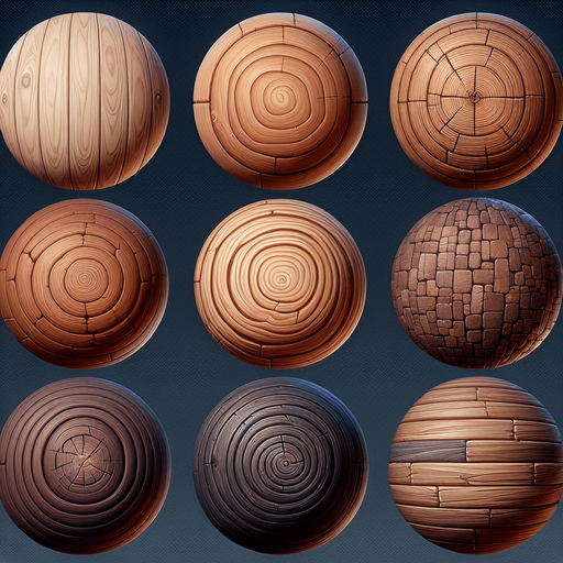 Wood textures packs.
Single Game Texture.  In-Game asset.  2d.  Blank background.  High contrast.  No shadows