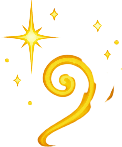 ışıklı büyü ışıltısı.
In-Game asset.  2d.  High contrast.  No shadows