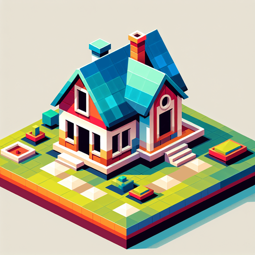 house，low geometry style.
Single Game Texture. In-Game asset. 2d. Blank background. High contrast. No shadows.