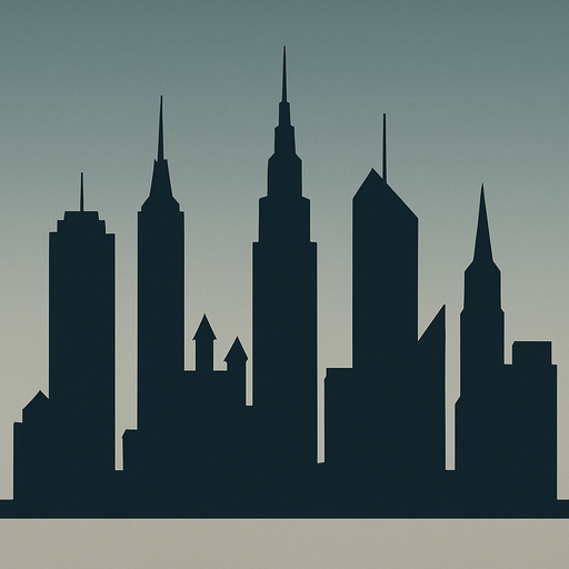 Building silhouettes.
In-Game asset