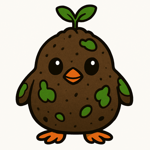 toprak civciv i.
In-Game asset.  2d.  High contrast.  No shadows