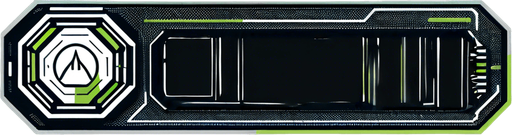 A black rectangle