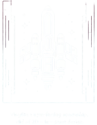 space ship facing up.
Single Game Texture.  In-Game asset.  2d.  Blank background.  High contrast.  No shadows