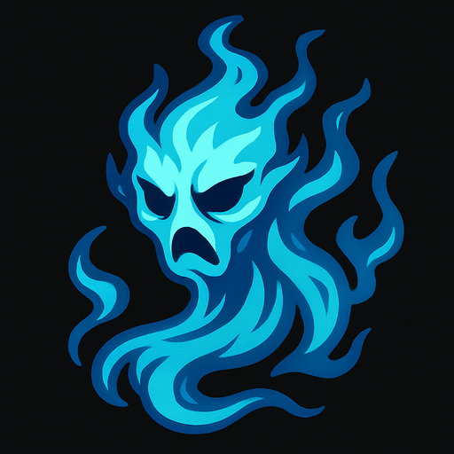 ephemeralSpirit.
In-Game asset.  2d.  High contrast.  No shadows
