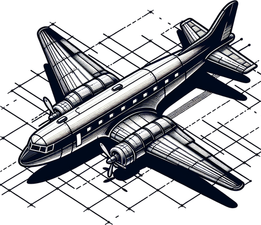 Airplane seen from the side looking to the left.
Single Game Texture.  In-Game asset.  2d.  Blank background.  High contrast.  No shadows