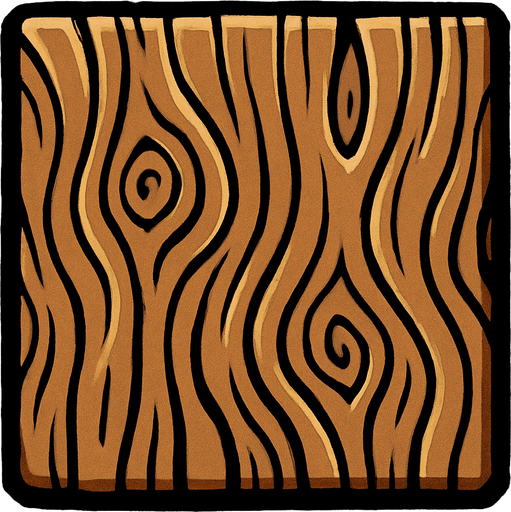 Wood texture.
In-Game asset.  2d.  High contrast.  No shadows