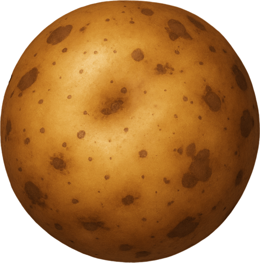 potato top view.
In-Game asset