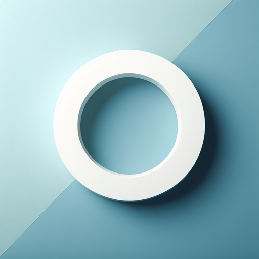 white circle ring.
basic shape. White