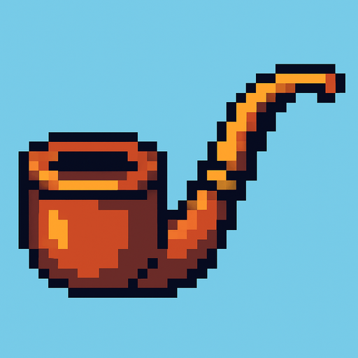 Pipe.
In-Game asset.  2d.  High contrast.  No shadows