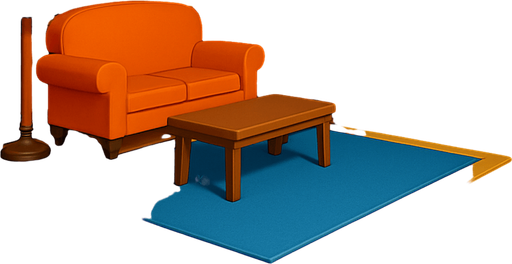 Classic Room.
In-Game asset.  High contrast.  No shadows. 3D