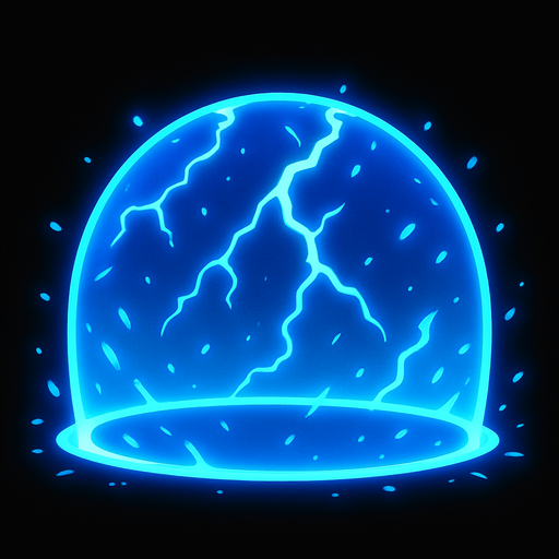 force feild.
In-Game asset.  2d.  High contrast.  No shadows