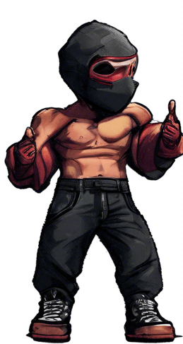 no mask, different clothing