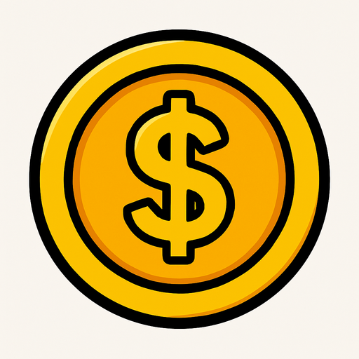 coin.
In-Game asset.  2d.  High contrast.  No shadows
