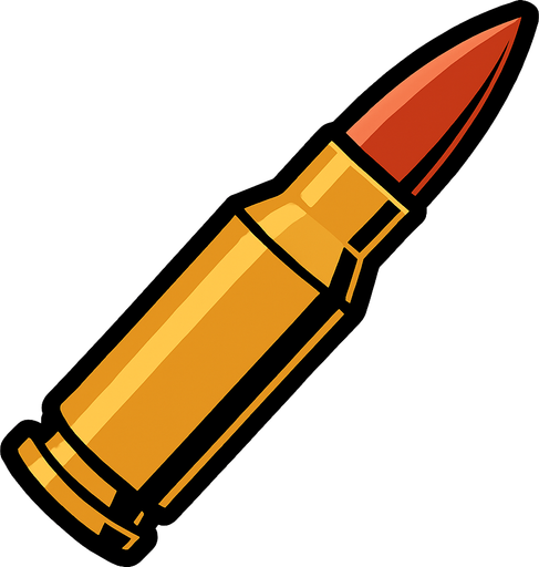 mermi.
In-Game asset.  2d.  High contrast.  No shadows