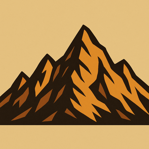 light brown mountain background.
In-Game asset.  2d.  High contrast.  No shadows