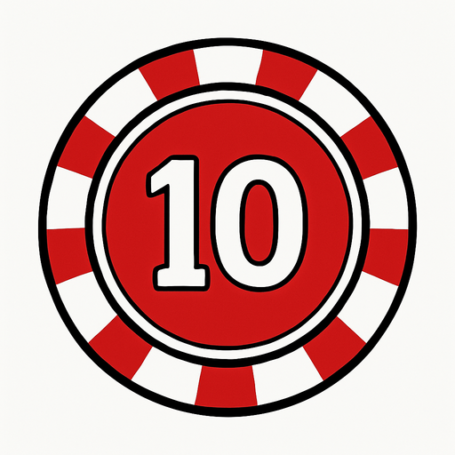poker chip.
In-Game asset.  2d.  High contrast.  No shadows
