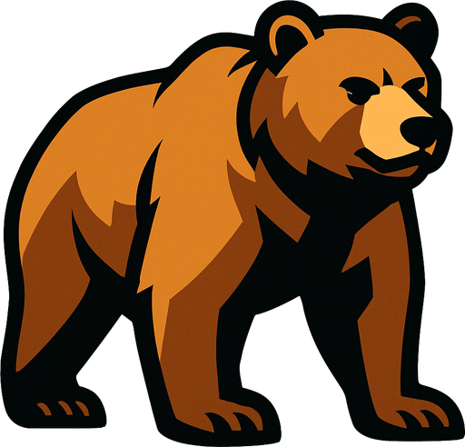 ayı.
In-Game asset.  2d.  High contrast.  No shadows