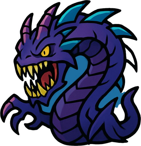 Baron Nashor.
In-Game asset.  2d.  High contrast.  No shadows