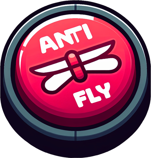 кнопка (прогнать мух).
Single Game Texture. In-Game asset. 2d. Blank background. High contrast. No shadows.