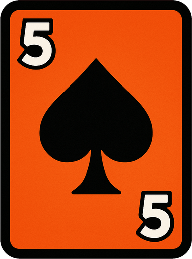 A card.
In-Game asset.  2d.  High contrast.  No shadows