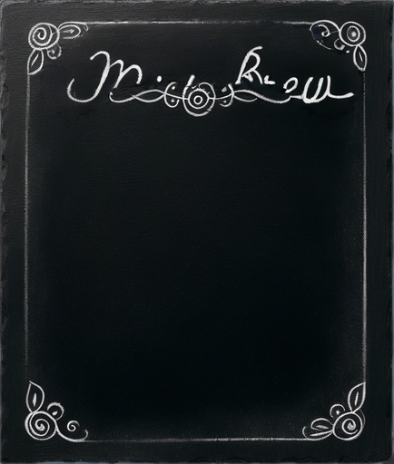 Text "NOVICE BREW" in chalk, handwritten