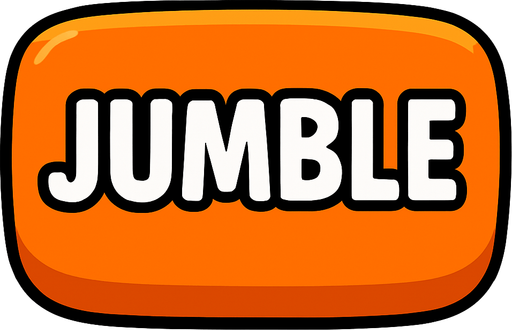 A small button that says Jumble. No shadow.