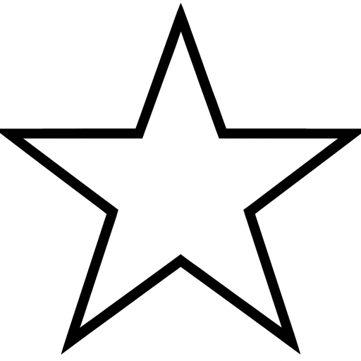 Add a black border to the star