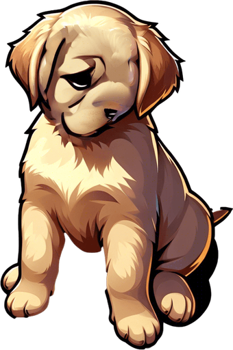 sad crying puppy