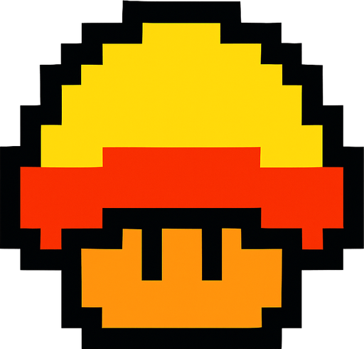 8bit powerUp.
In-Game asset.  2d.  High contrast.  No shadows