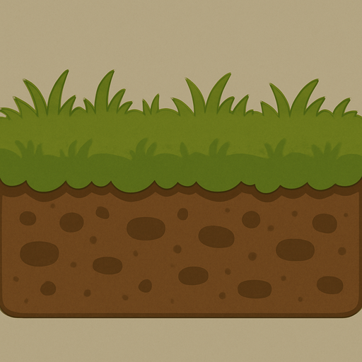 a piece of land and earth colored