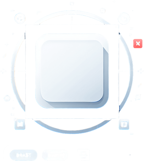 UI point box, white square
Single Game Texture. In-Game asset. 2d. Blank background. High contrast. No shadows.