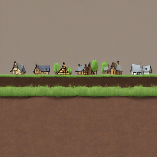 que las casas sean medievales